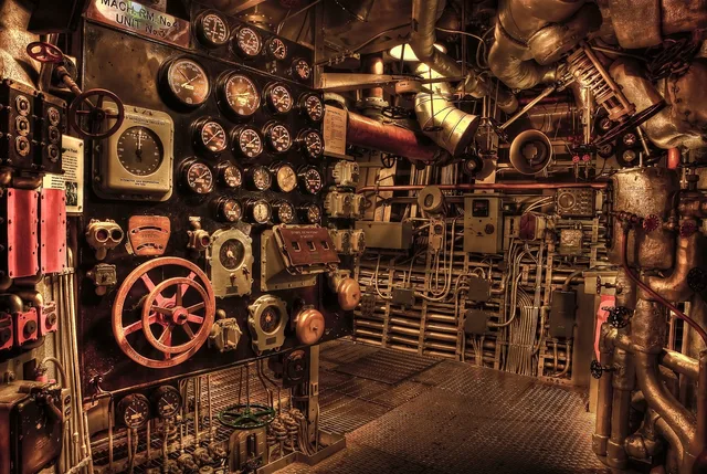 battleship, engine room, historic, war, navy, history, ship, american, naval, warship, vessel, gauges, war, war, history, history, history, history, history, ship, ship. Museum trips to small museums: backup stops when one closes